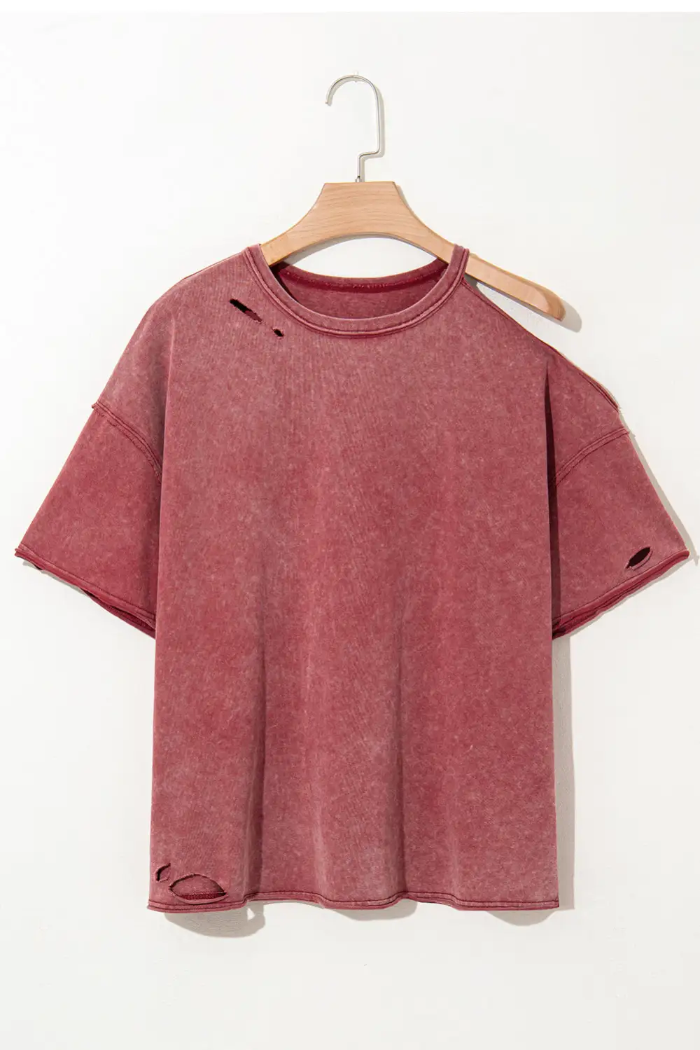 Clay One Shoulder Half Tee