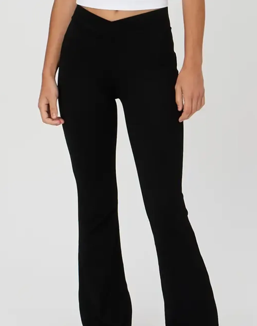 V Front Fitted Pant