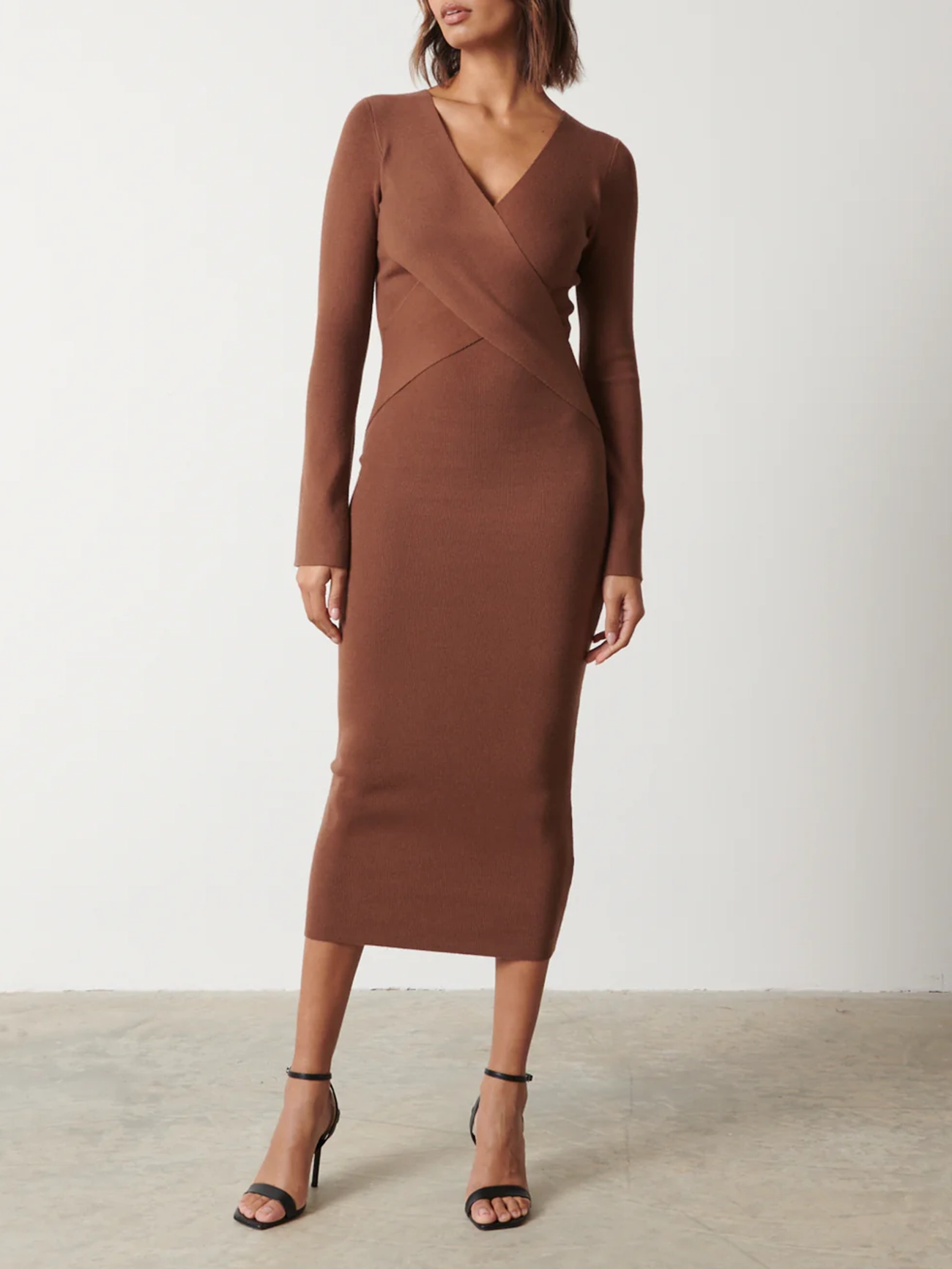 Wrap Midi Dress