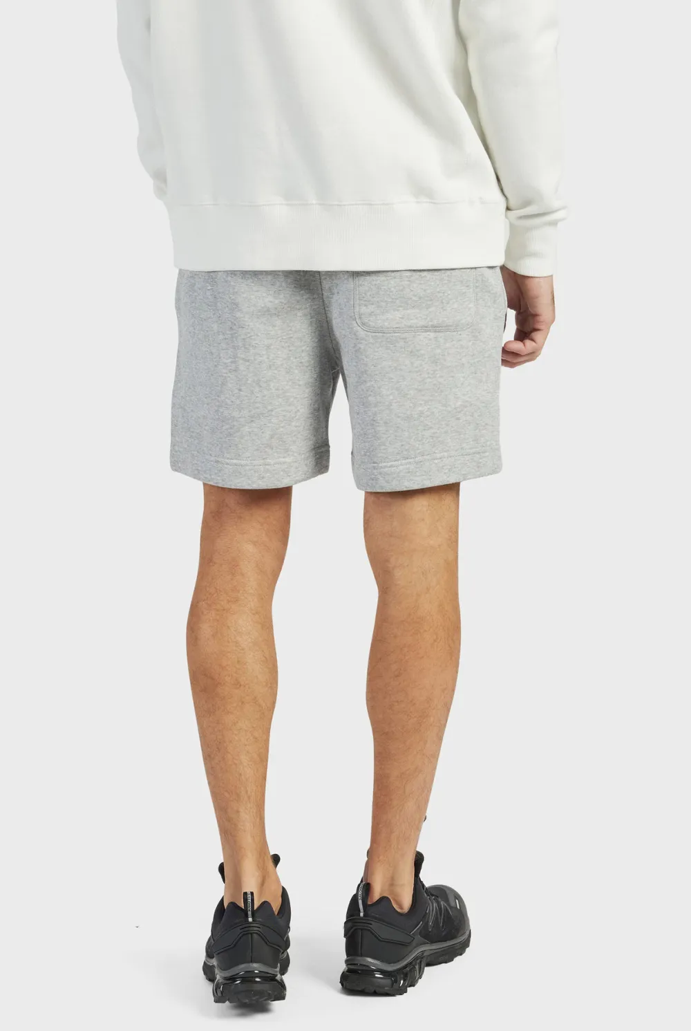 Academy Sweat Short-Oxford heather