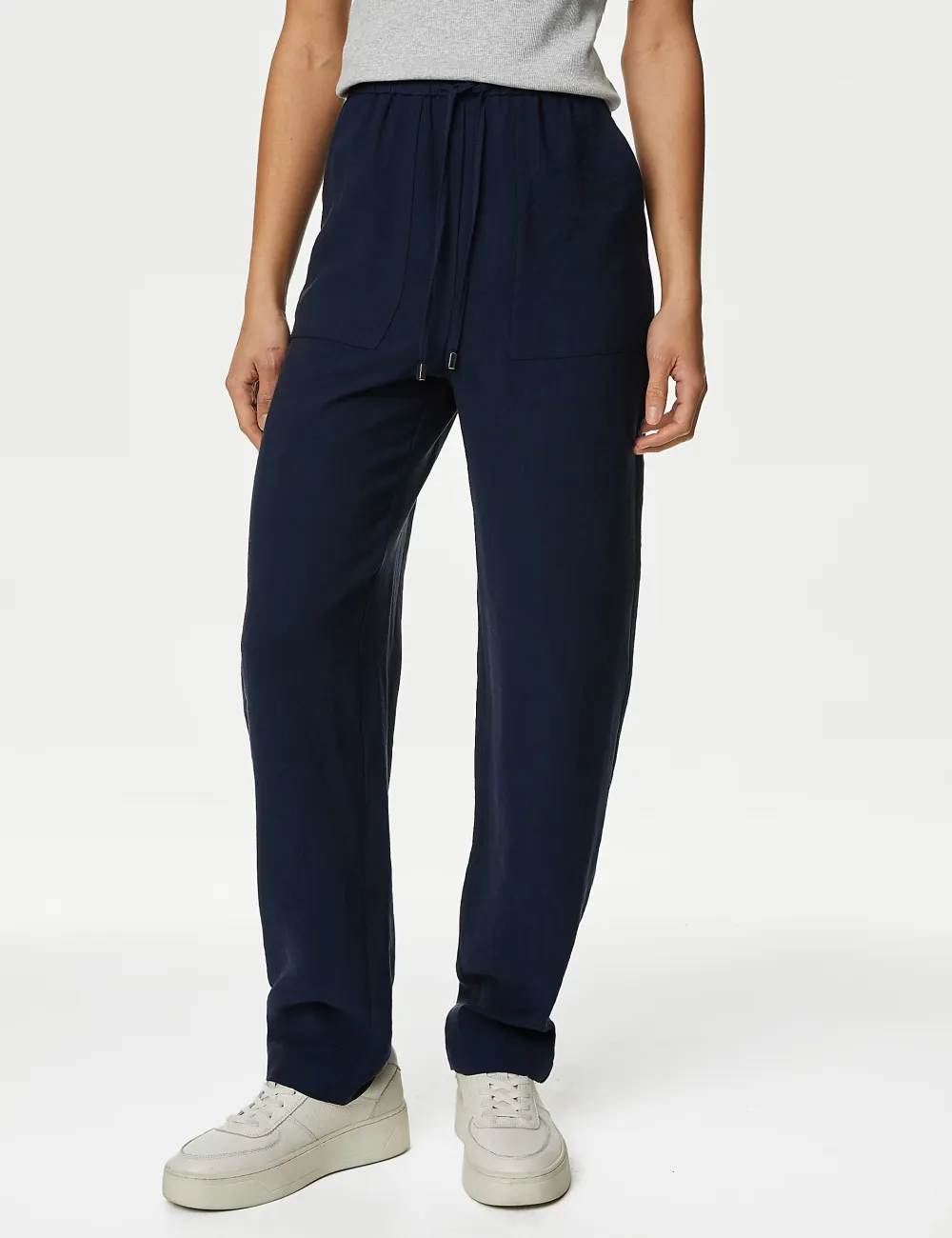 Casual Cuffed Cotton Joggers