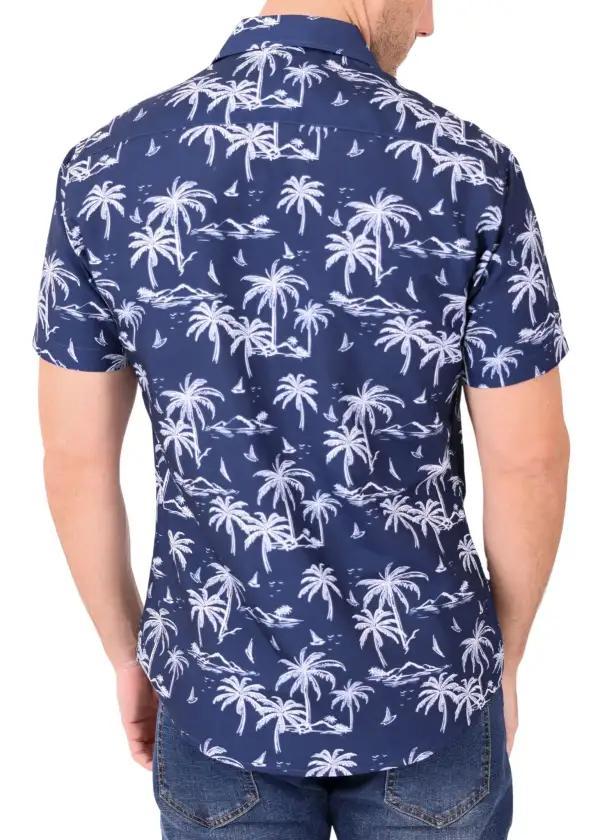 Corner Short Sleeve Button Shirt