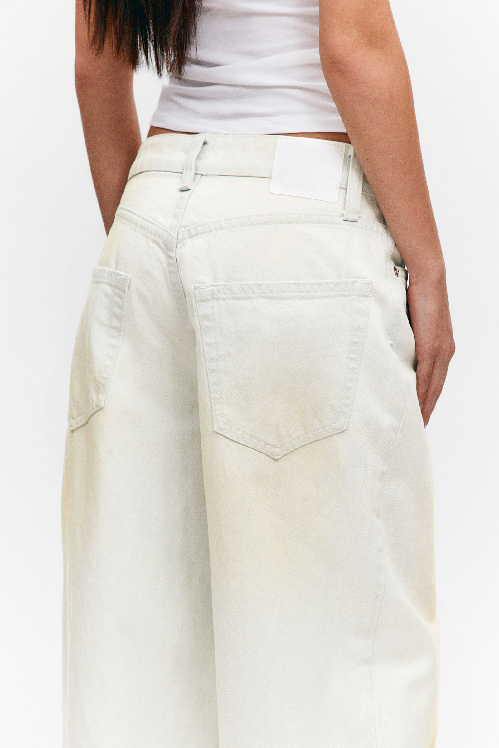 Low Rise Wide Leg Jeans