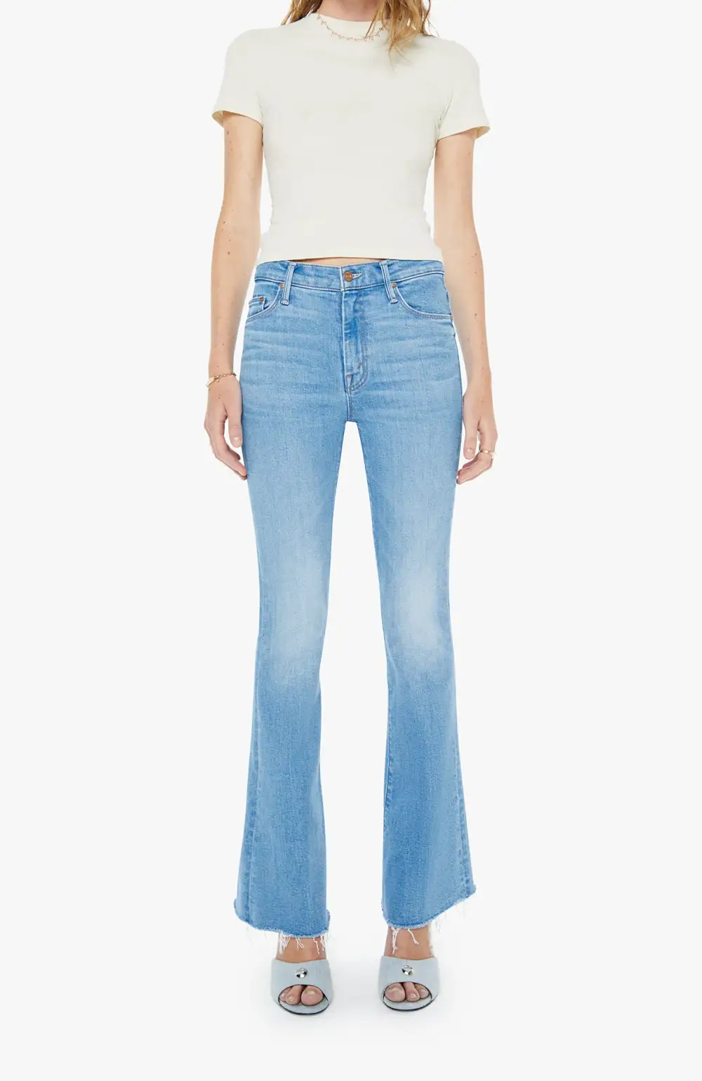 Straight Leg Ankle Length Jeans