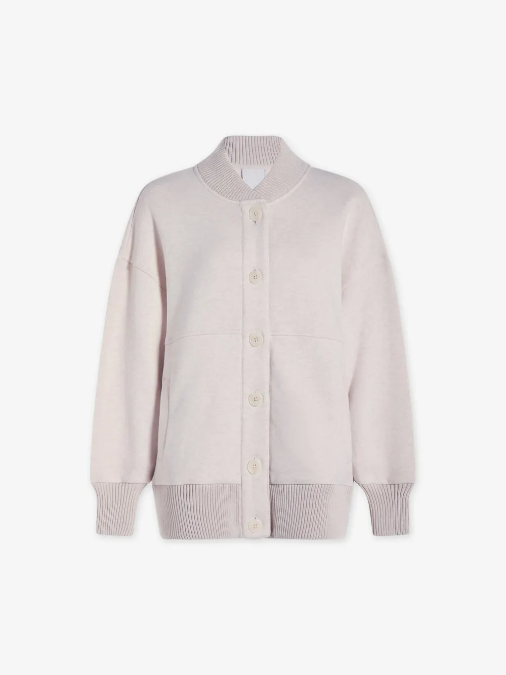 Elegant Turtleneck Buttoned-Cardigan Sweatshirt