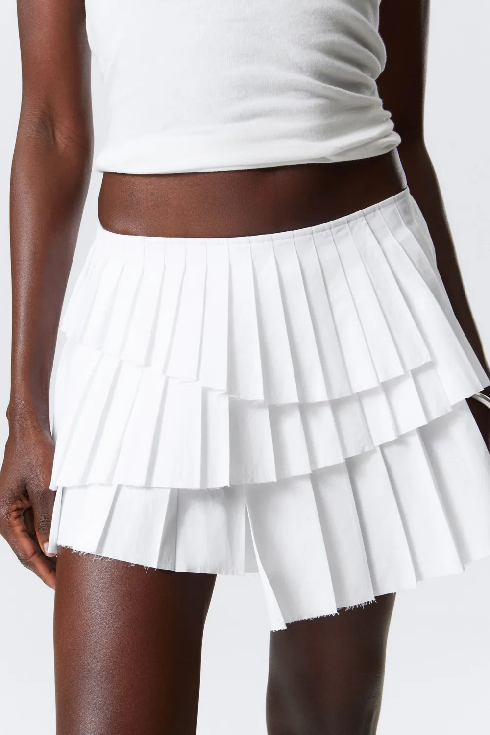 Layered Mini Skirt