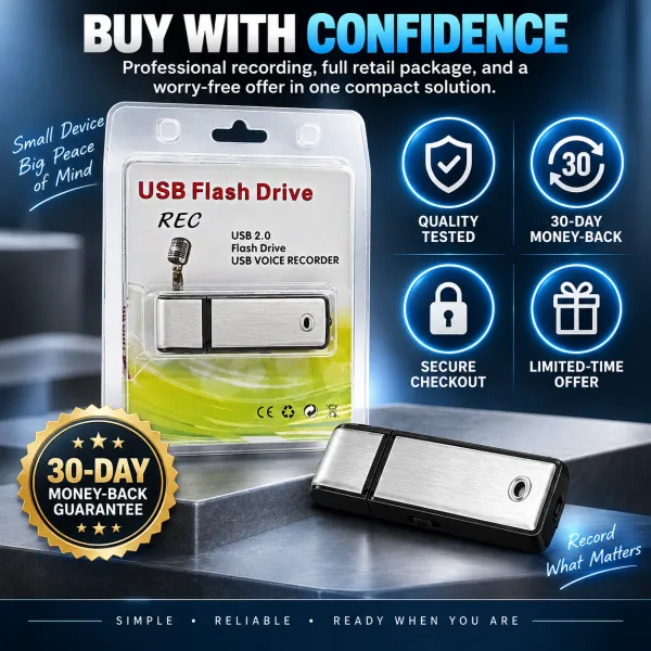 HD Voice Recorder USB Drive