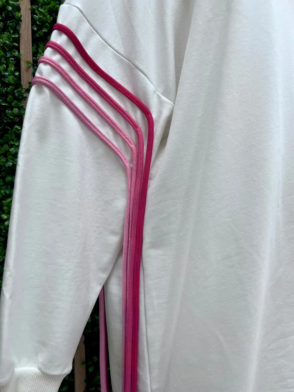 Gradient Fringed Sweater Top