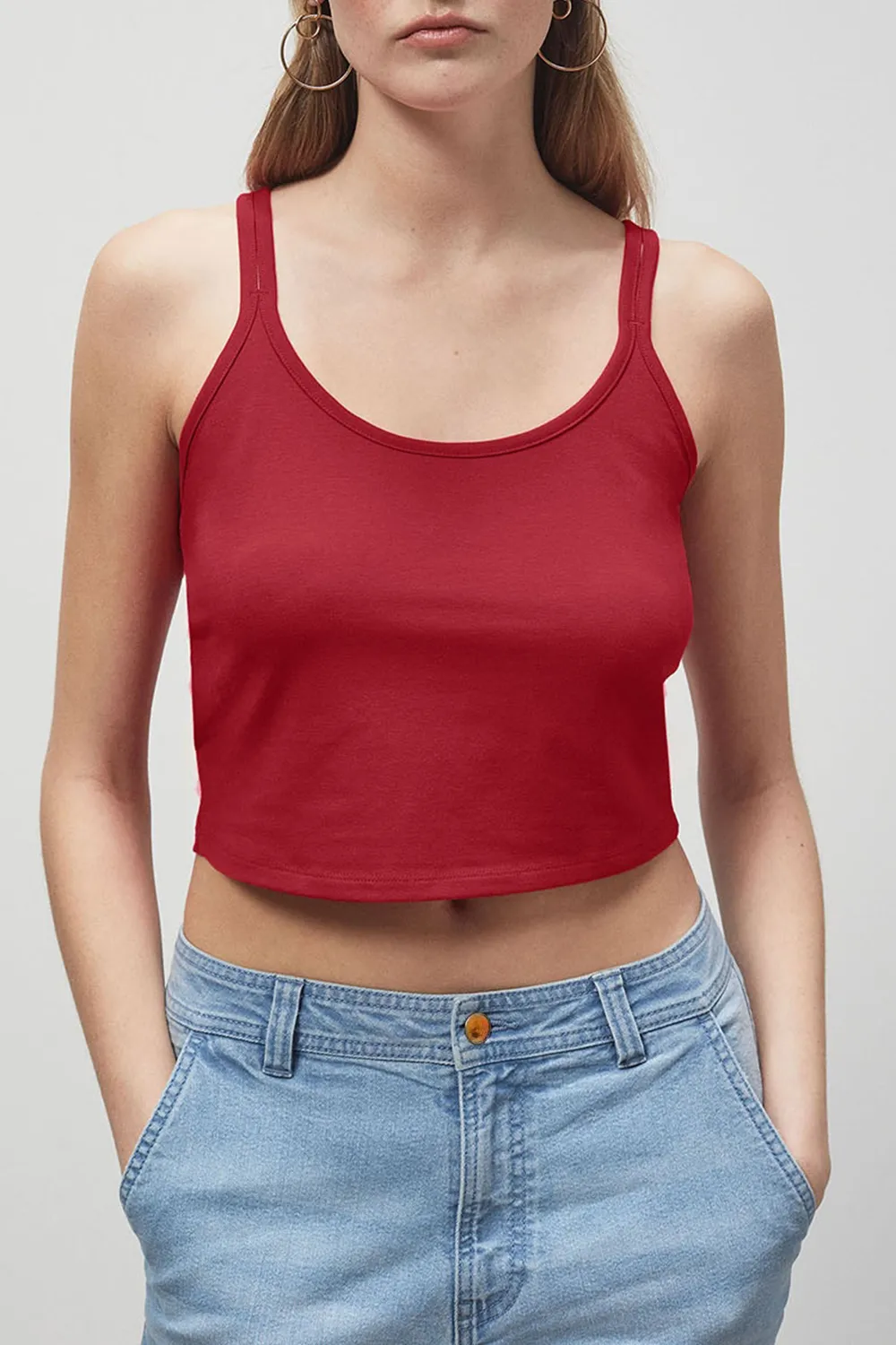 Pure Cotton Round Neck Breathable Women'S Vest