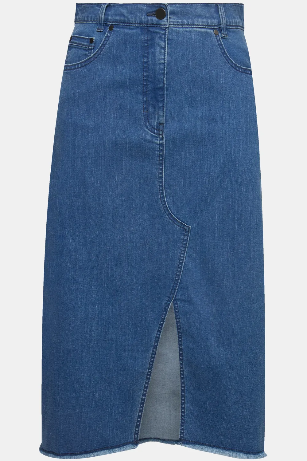 Five Pocket Rolled Hem Skirt