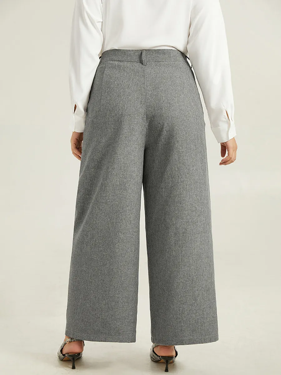 Elegant grey trousers and trousers