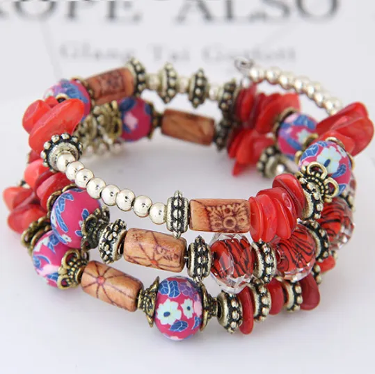 Women Fashion Bohemian Alloy Bracelet Accessories