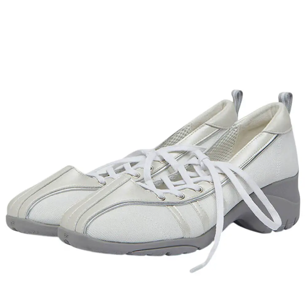 Model Lace Up Ballet Heeled Sneakers