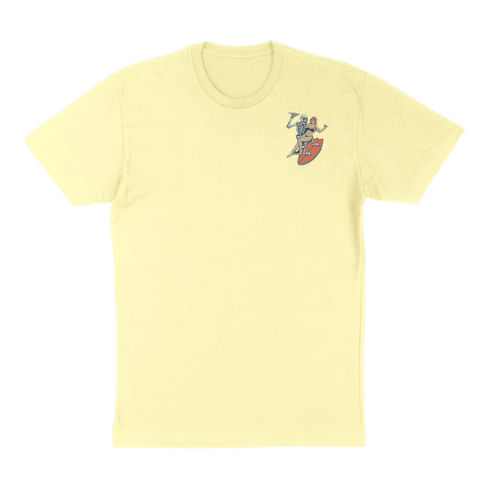 Pure Cotton Round-Neck Ocean Sports T-Shirt