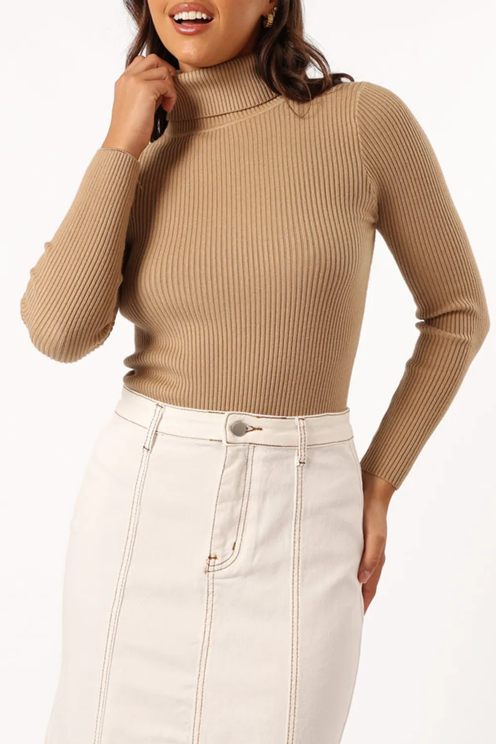 CECIL TOP - BEIGE