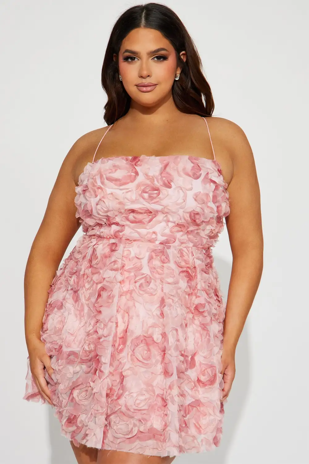 Flower Baby Mini Dress - Pink
