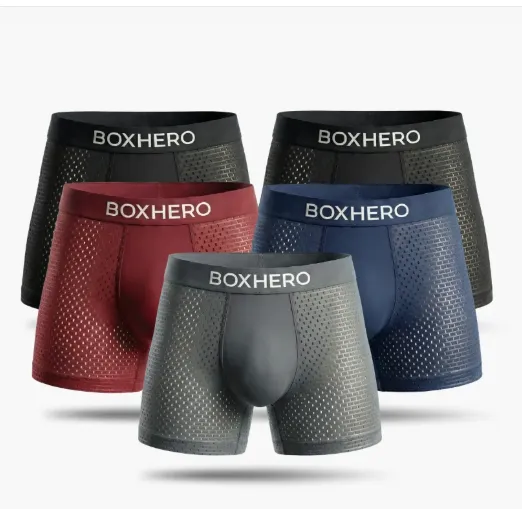 Men's underwear, men's boxer shorts with mesh holes