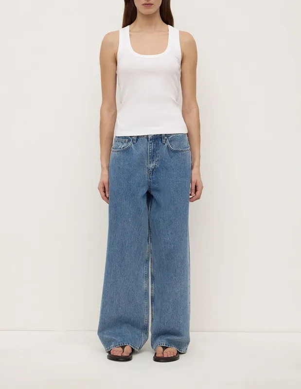 Dark Stone Relaxed Boyfriend Jeans