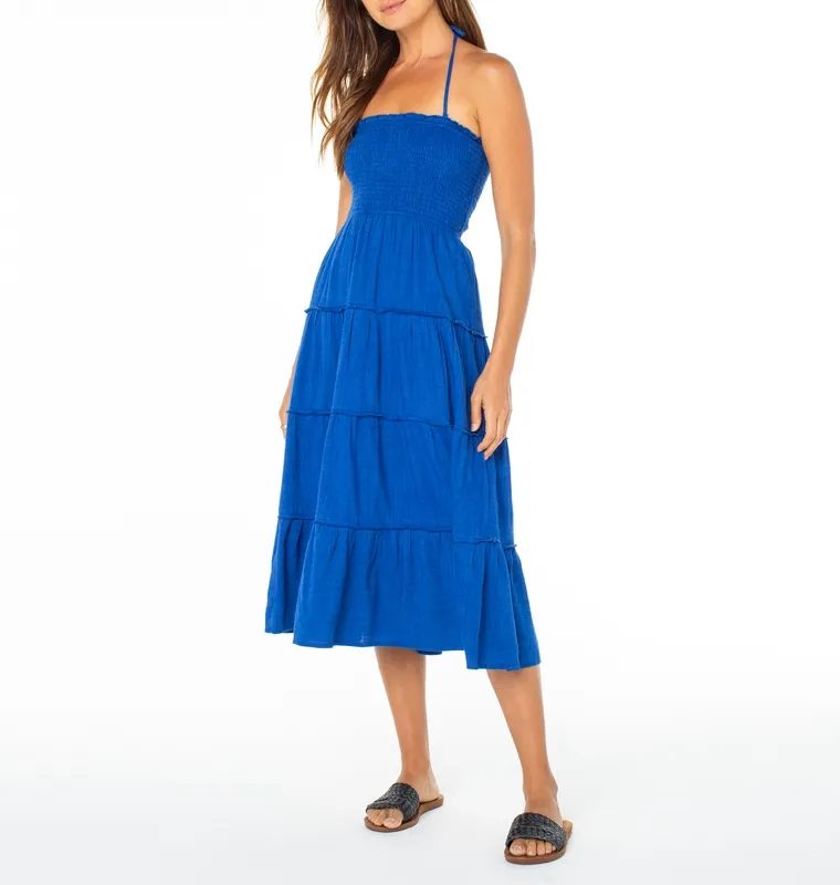 Relaxed Ruched Mini Dress