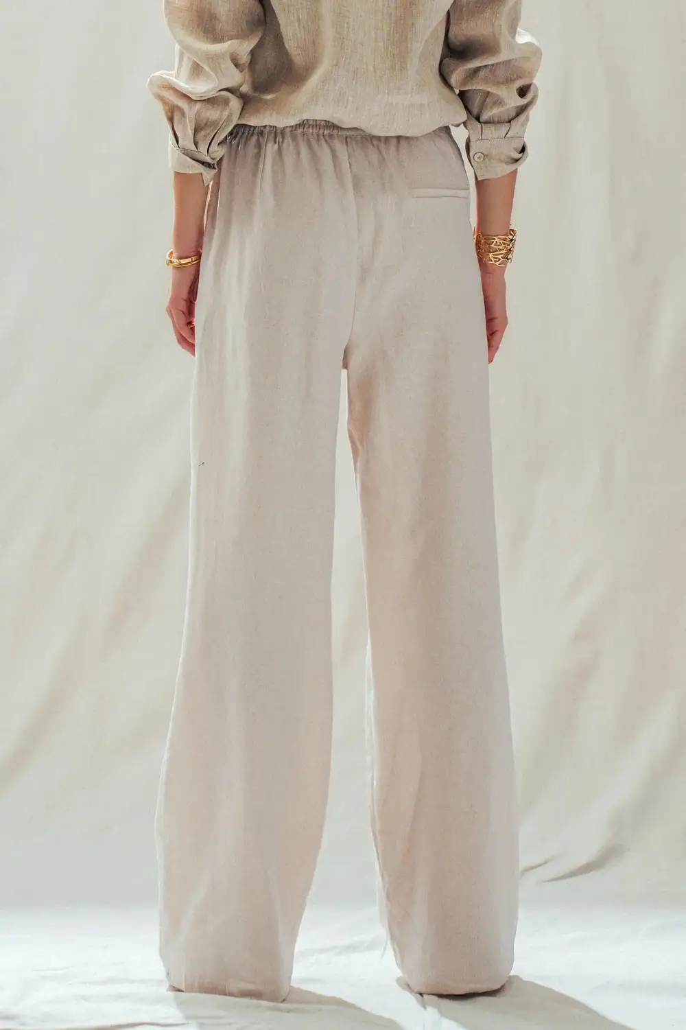 Linen Drawstring Everyday Pants