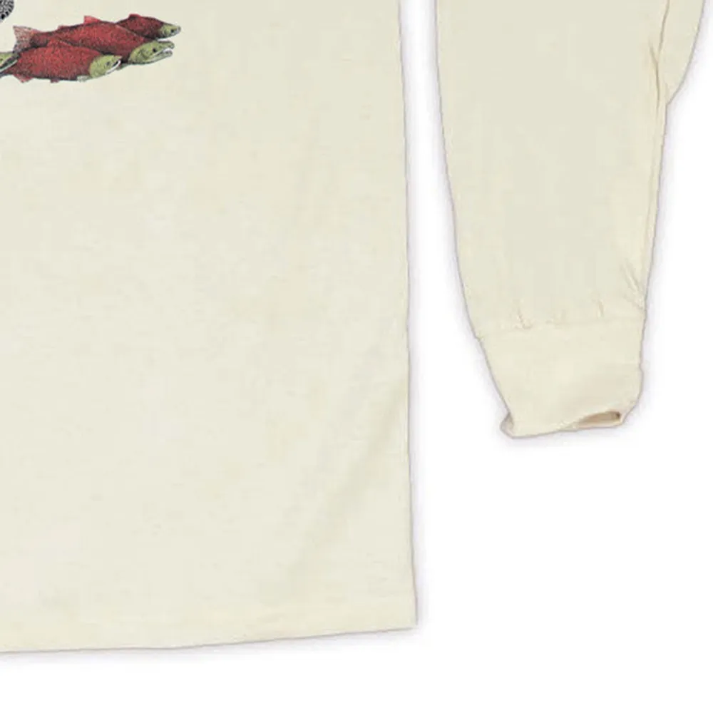 Animal Print Round Neck Long Sleeved Women's Top