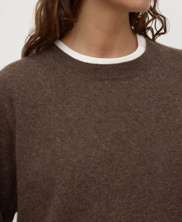 Ganache Marle Cashmere Boxy Knit Sweater