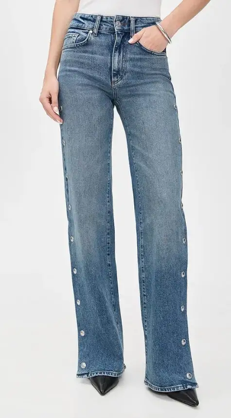 Wide Leg Relaxed Fit Jeans