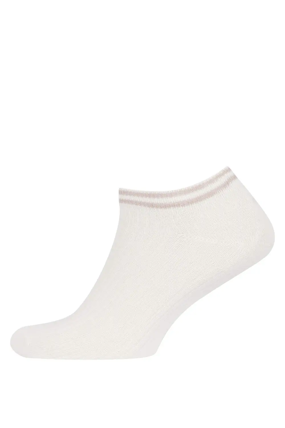 Striped Moisture-Wicking Ladies' Ankle Socks