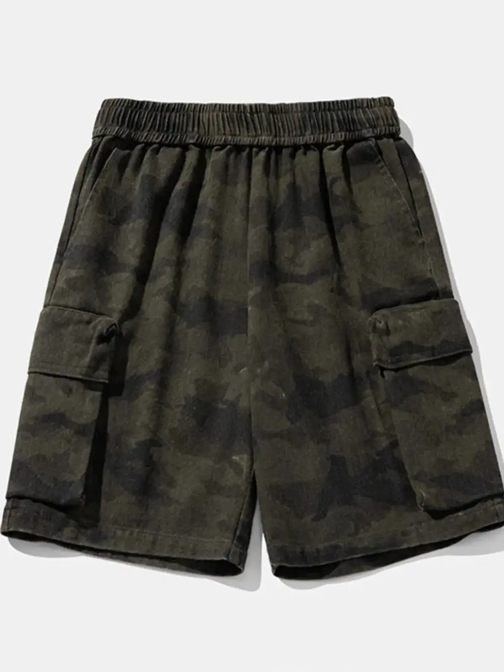 Lightweight Cotton Blend Casual Shorts