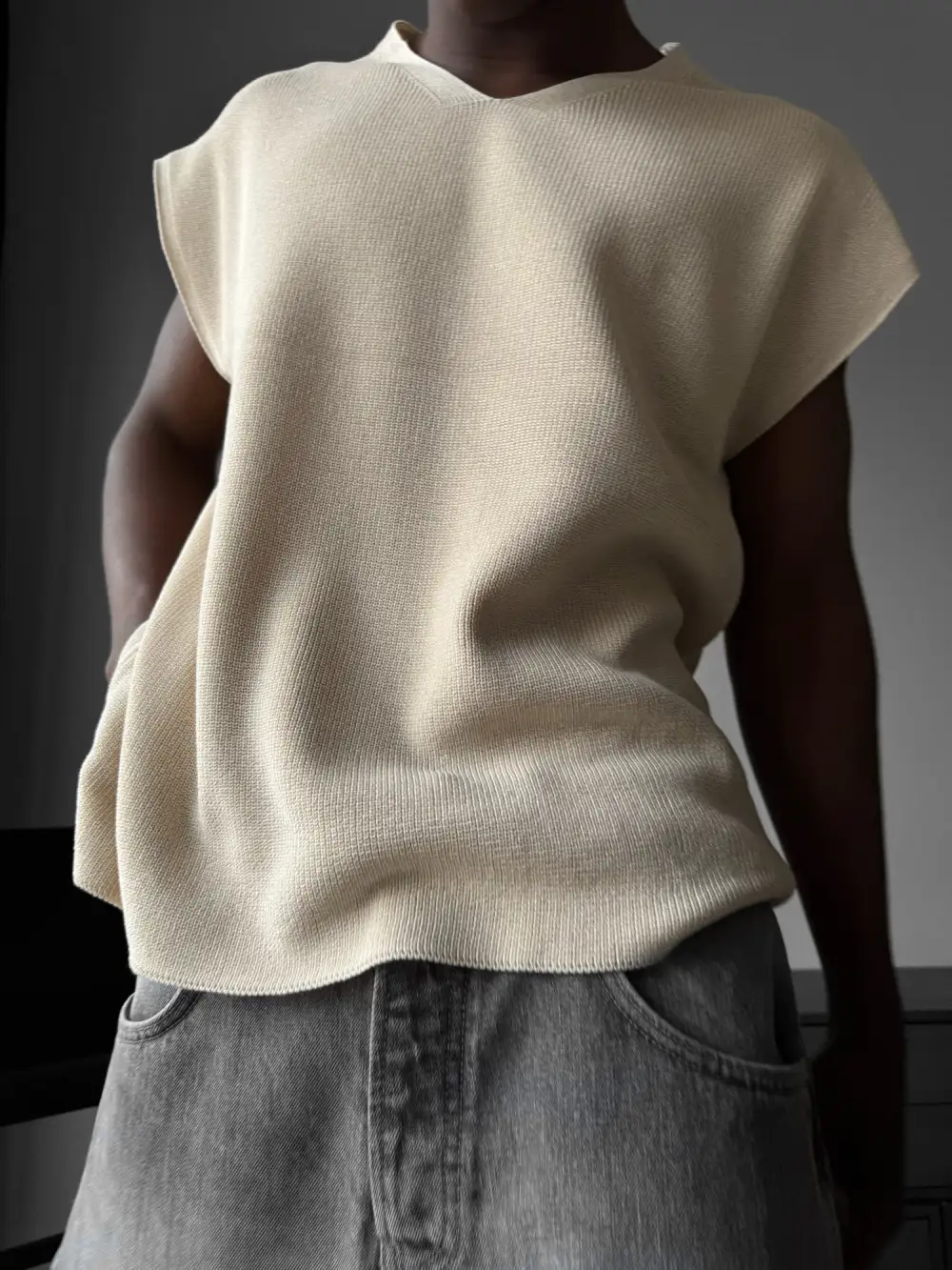 Laidback Relaxed Knit Tank Top