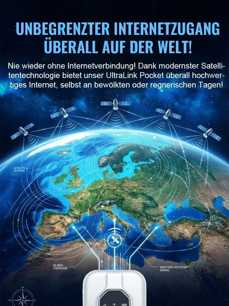 【Global Coverage, Lifetime Free】Unlimited Portable Wi-Fi