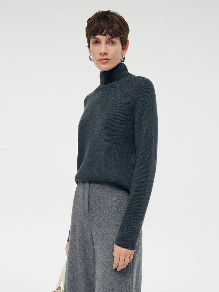 Cashmere Turtleneck Women Sweater