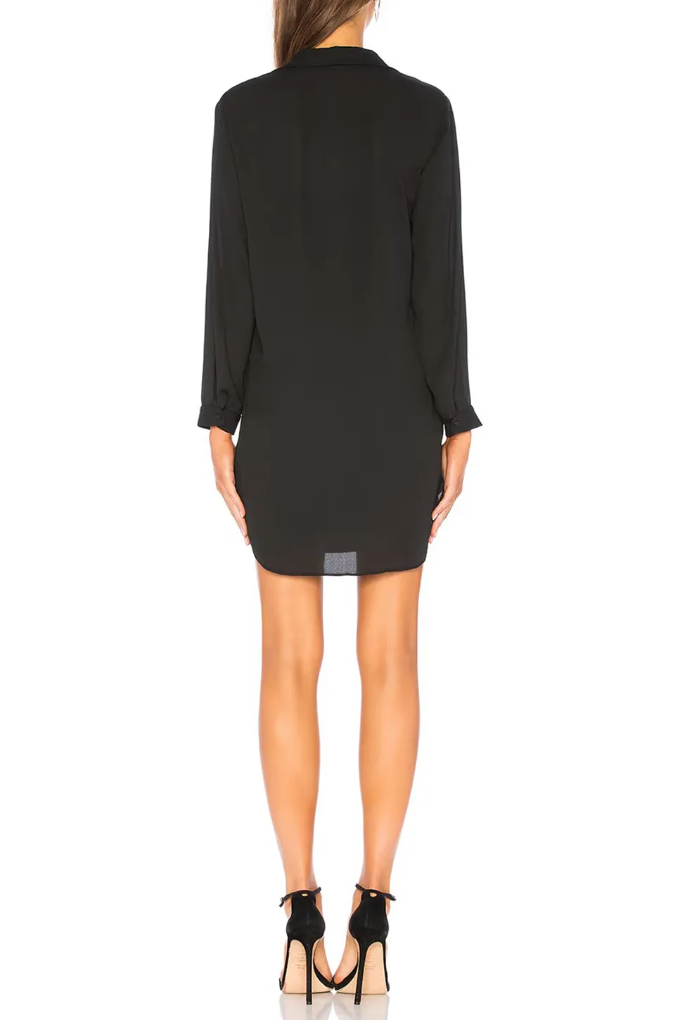 Drape Button Front Mini