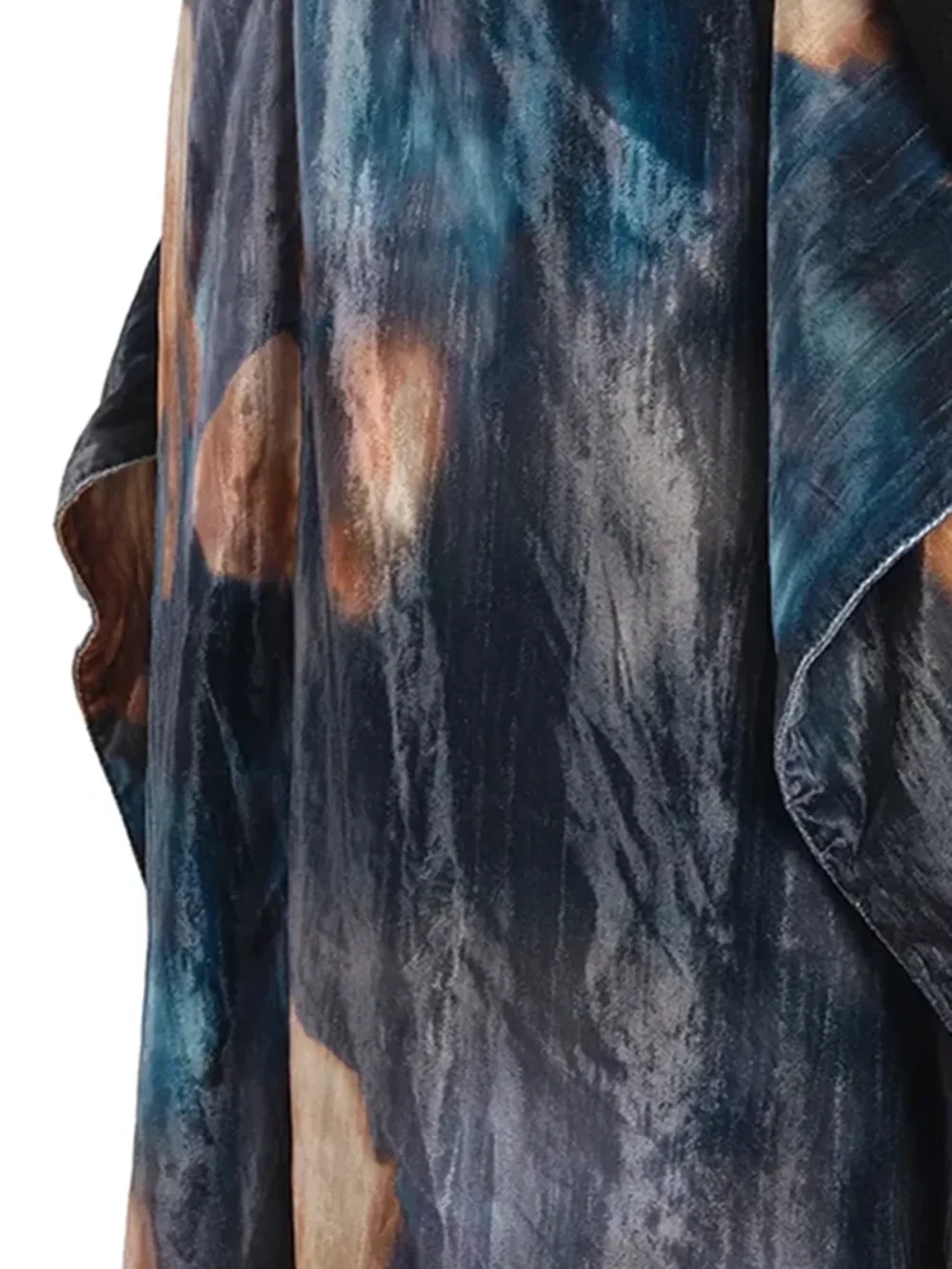 Layered Print Sleeveless Midi Dress