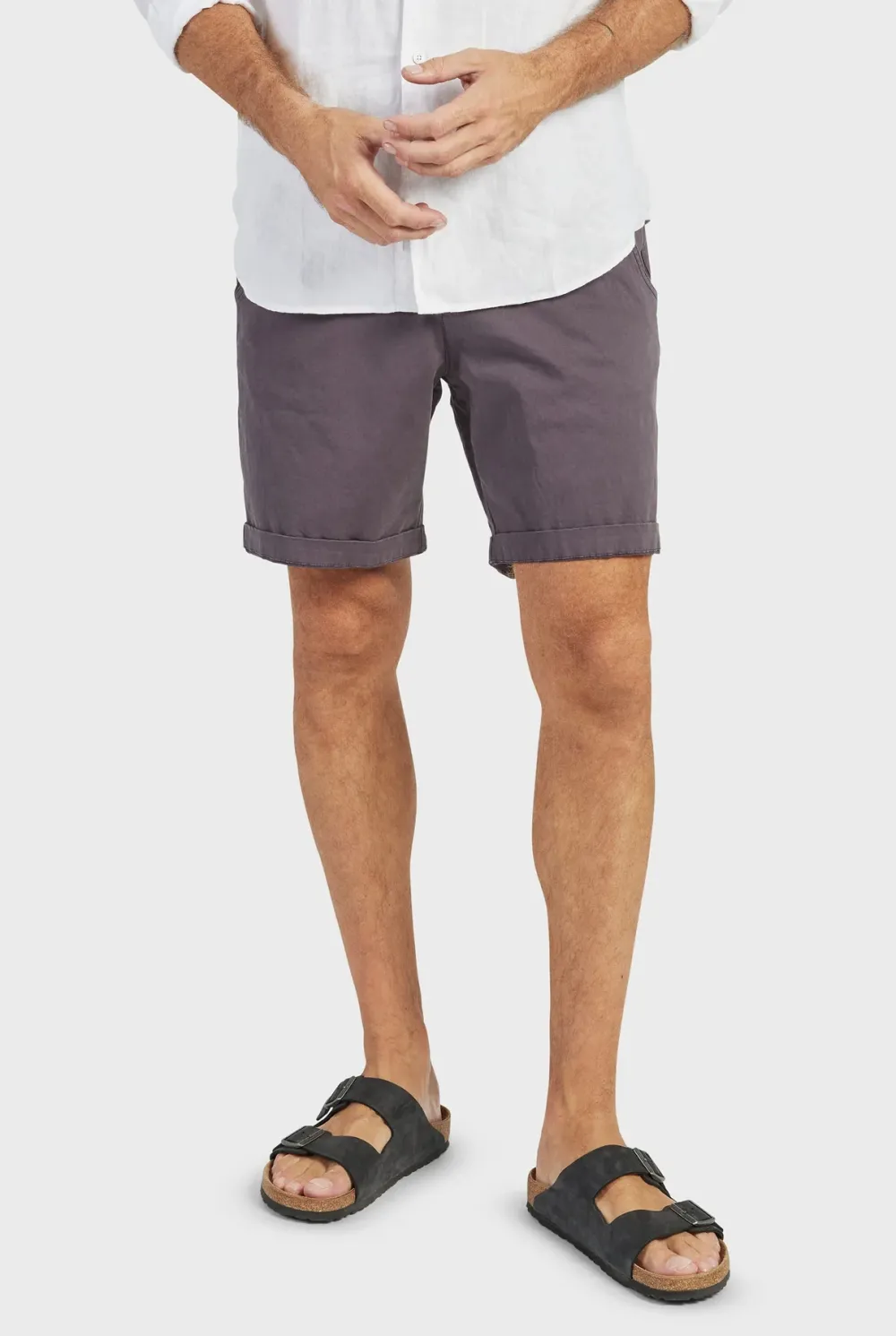 Cooper Chino Short- Charcoal