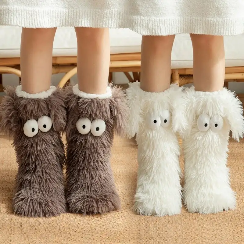 Winter Lamb Wool Floor Socks