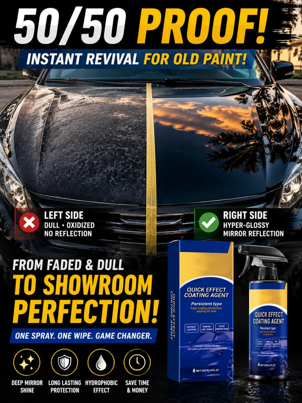 Automobile coating spray