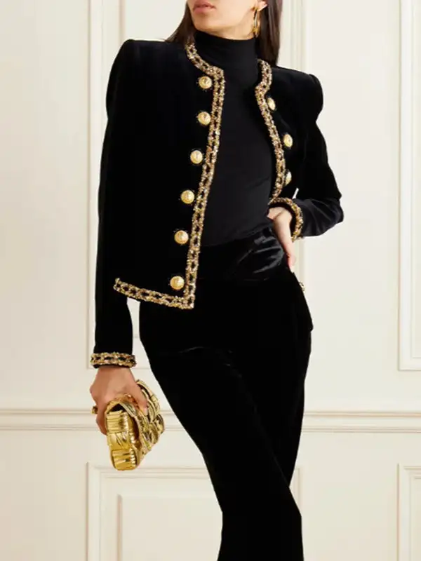 Button Front Jacket Streetwear
