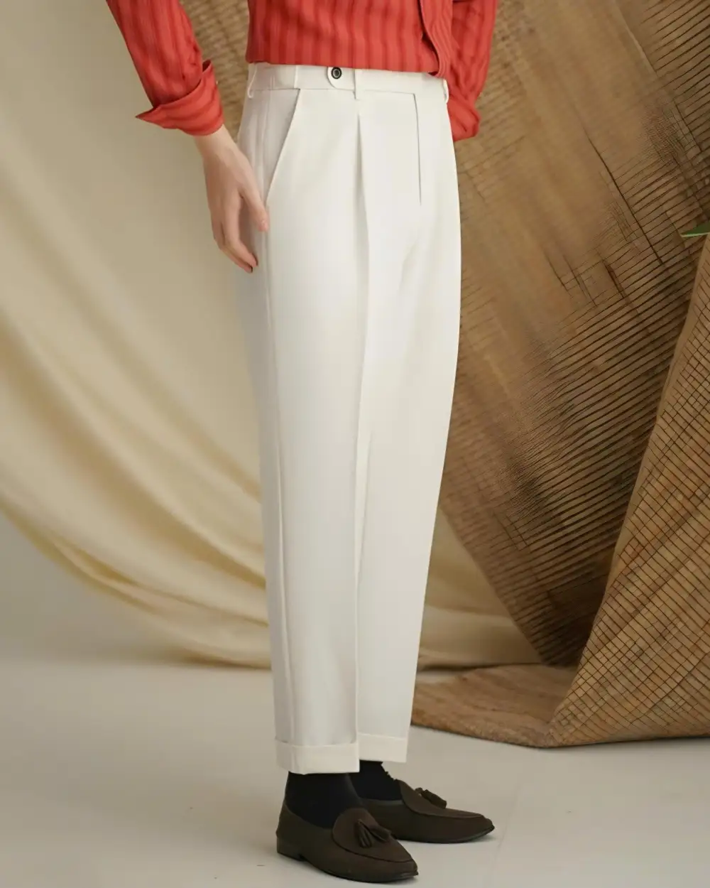 Everyday Elastic Waist Trousers