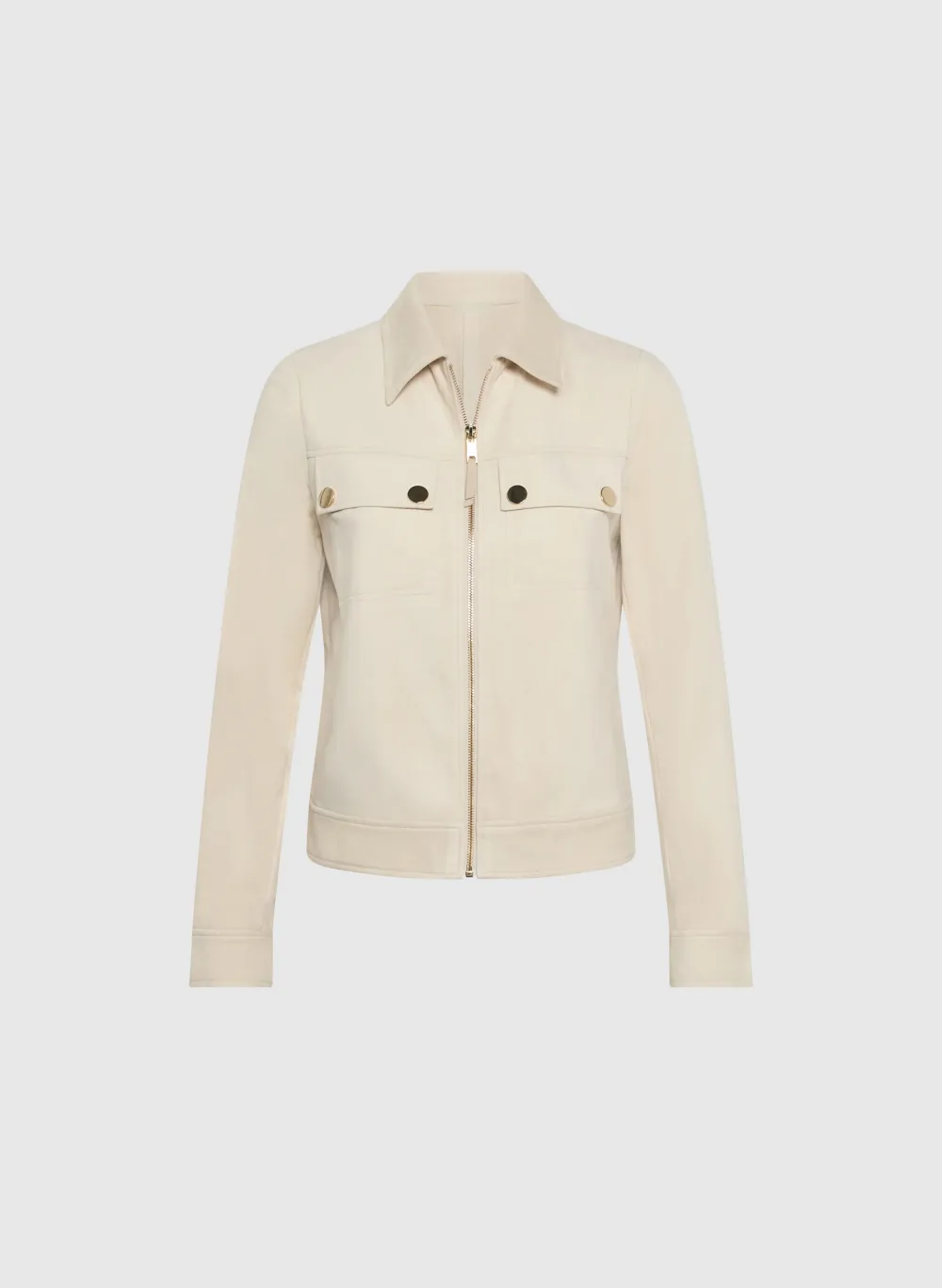 Minimalist Suede Jacket