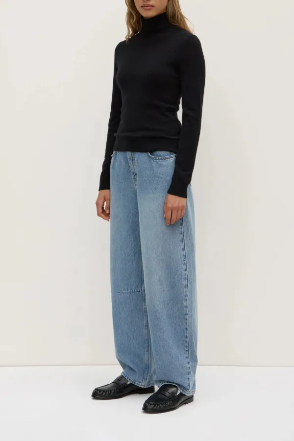 Cashmere High Neck Knitted Sweater