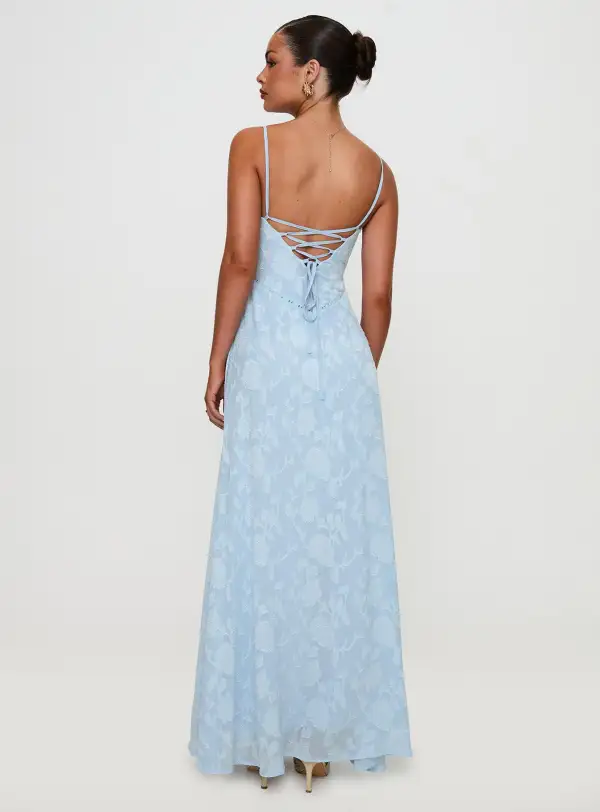 Slip Style Lace Detail Maxi Dress