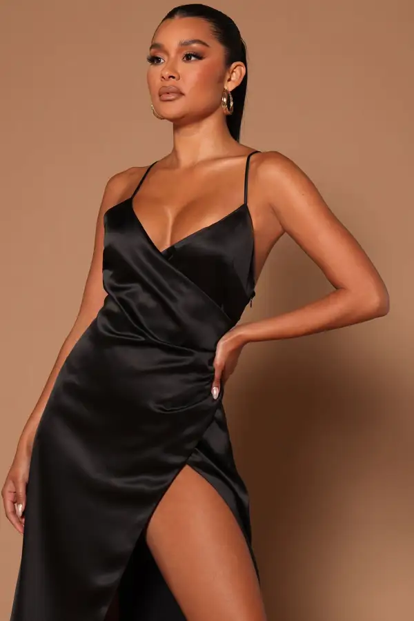 Angelina Maxi Dress - Black