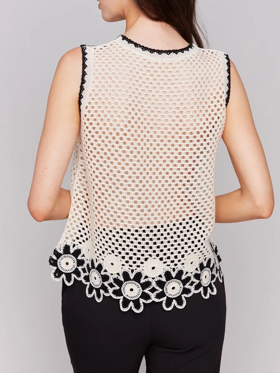 Versatile Casual Holiday Style Striped Vest For Women