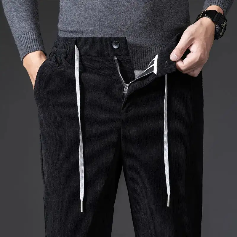 Men's Textured Corduroy Chino Pants
