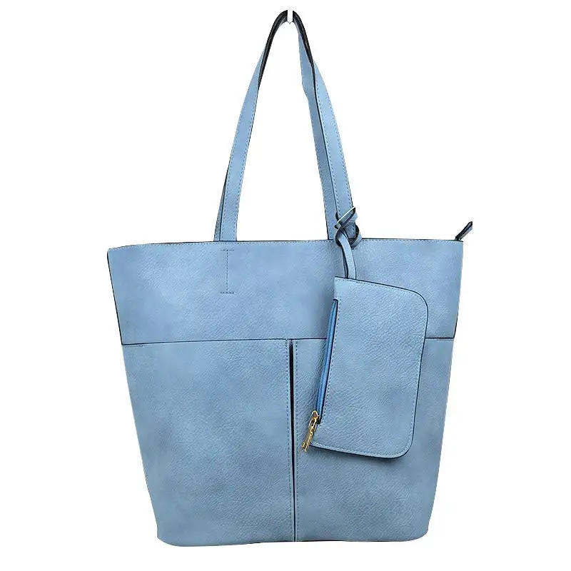 Vegan Leather Soft Tote Bag