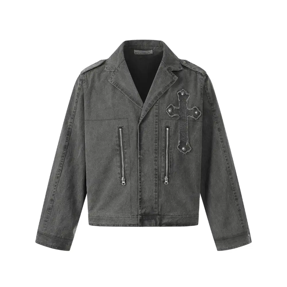 Oversized Utility Denim Jacket