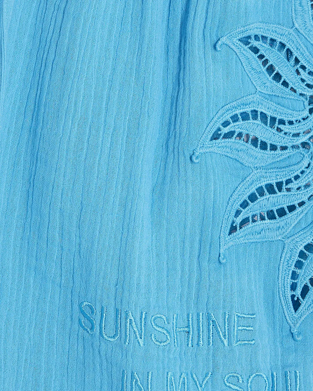 Blue Women's Casual Elastic Waist Shorts