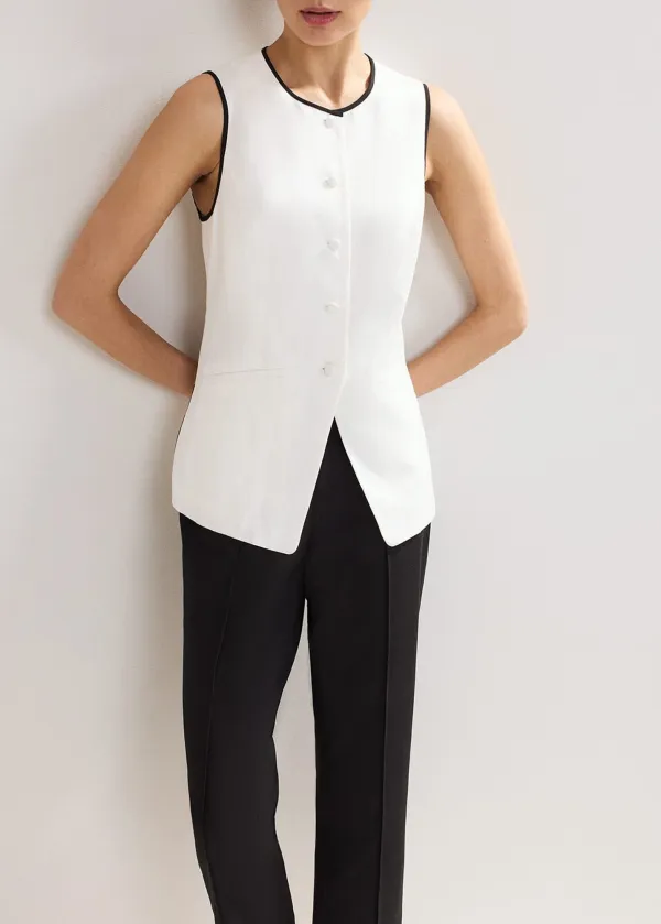 Black Casual Pleated Trousers