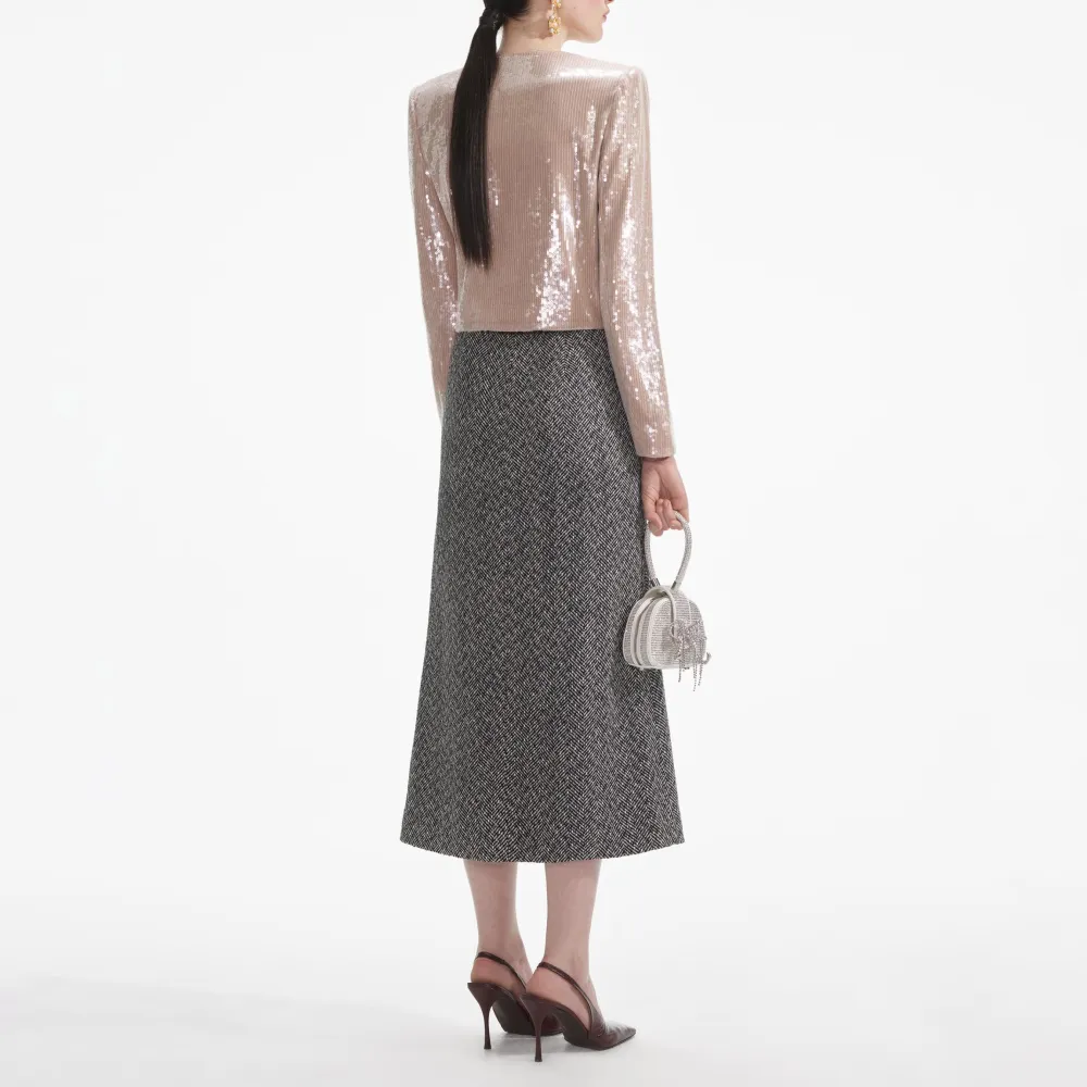 Champagne Sequin Jacket